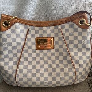 LV canvas shoulder bag